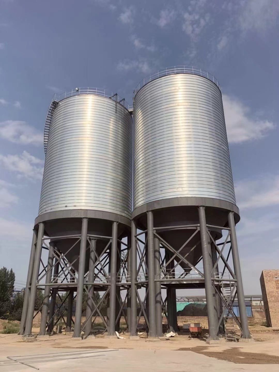Steel silo project