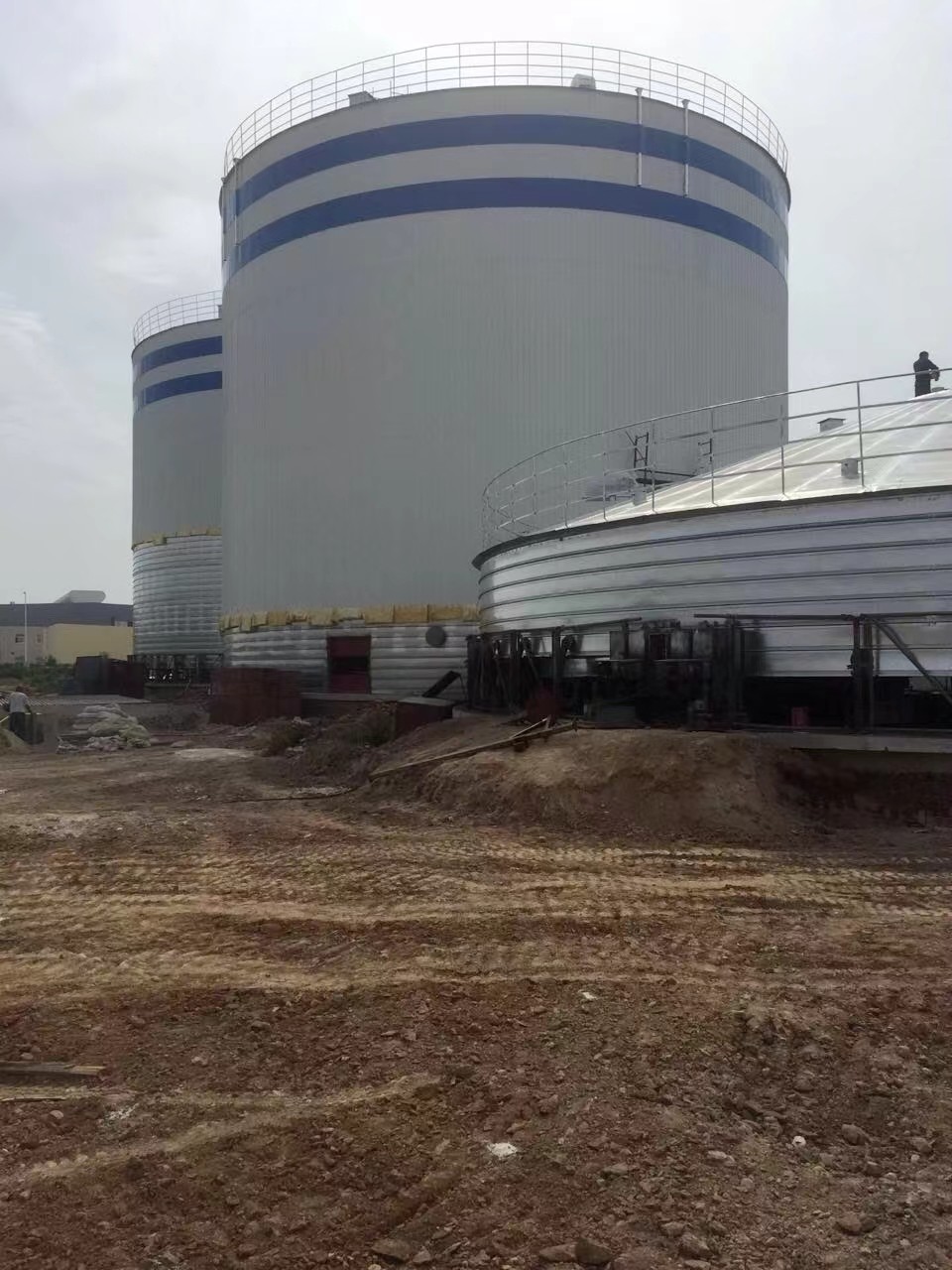 Steel silo project
